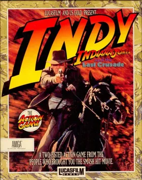 Indiana Jones and the Last Crusade - The Action Game box cover front